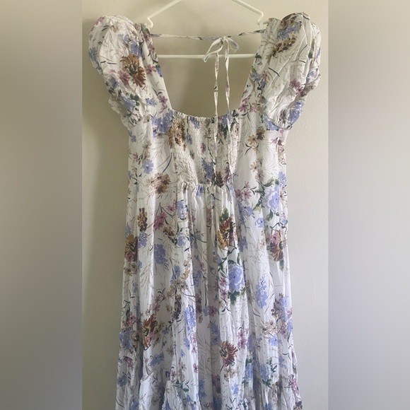 Anthropologie Puff Sleeve Midi Dress - Picture 13 of 14
